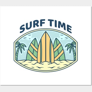 Surf Time Posters and Art